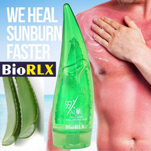 Load image into Gallery viewer, BioRLX 99% Purity Aloe Vera Gel with Collagen and Hyarulonic Acid for Face, Body and Hair &amp; Soothing, Moisture, Sun Burns, Anti Wrinkle, Anti Aging, Rashes, Razor Bumps, Dry Skin 8.5 oz.