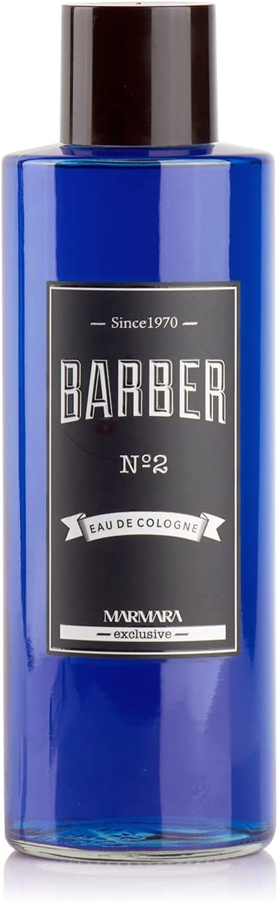 Marmara Barber Cologne - Best Choice of Modern Barbers and Traditional Shaving Fans - No 2 Blue, 500ml (16.9 fl oz)