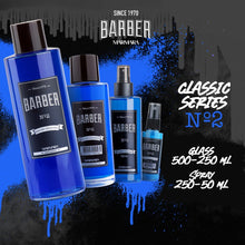 Load image into Gallery viewer, Marmara Barber Cologne - Best Choice of Modern Barbers and Traditional Shaving Fans - No 2 Blue, 500ml (16.9 fl oz)