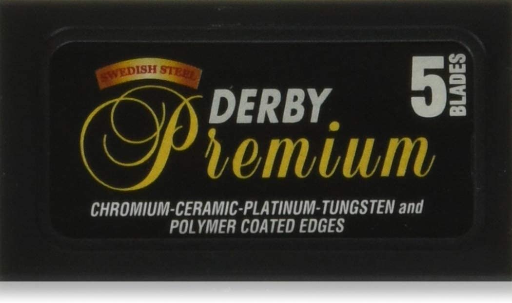Derby Premium Double Edge Razor Blades, 100 Count