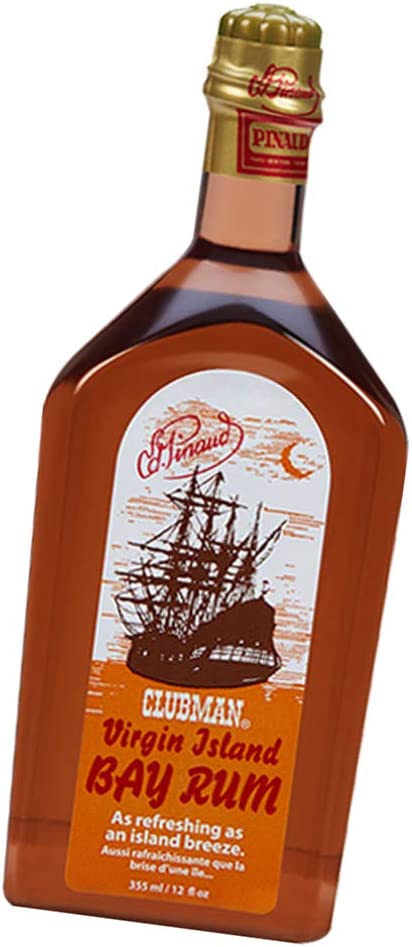 Clubman Pinaud Virgin Island Bay Rum Classic All-Purpose Fragrance, 12 fl oz/355mL