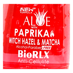 BioRLX Aloe Vera,Paprika,Witch Hazel,Matcha Cellulite Gel, Anti Cellulite Gel, Slimming Gel, Professional Cellulite And Firming Gel, Buttocks,Tummy Reduce the Appearance Of Cellulite