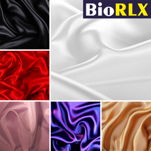 Load image into Gallery viewer, BioRLX Satin Pillow Case for Hair &amp; Facial Skin to Prevent Wrinkles Hidden Zipper 1 Piece White