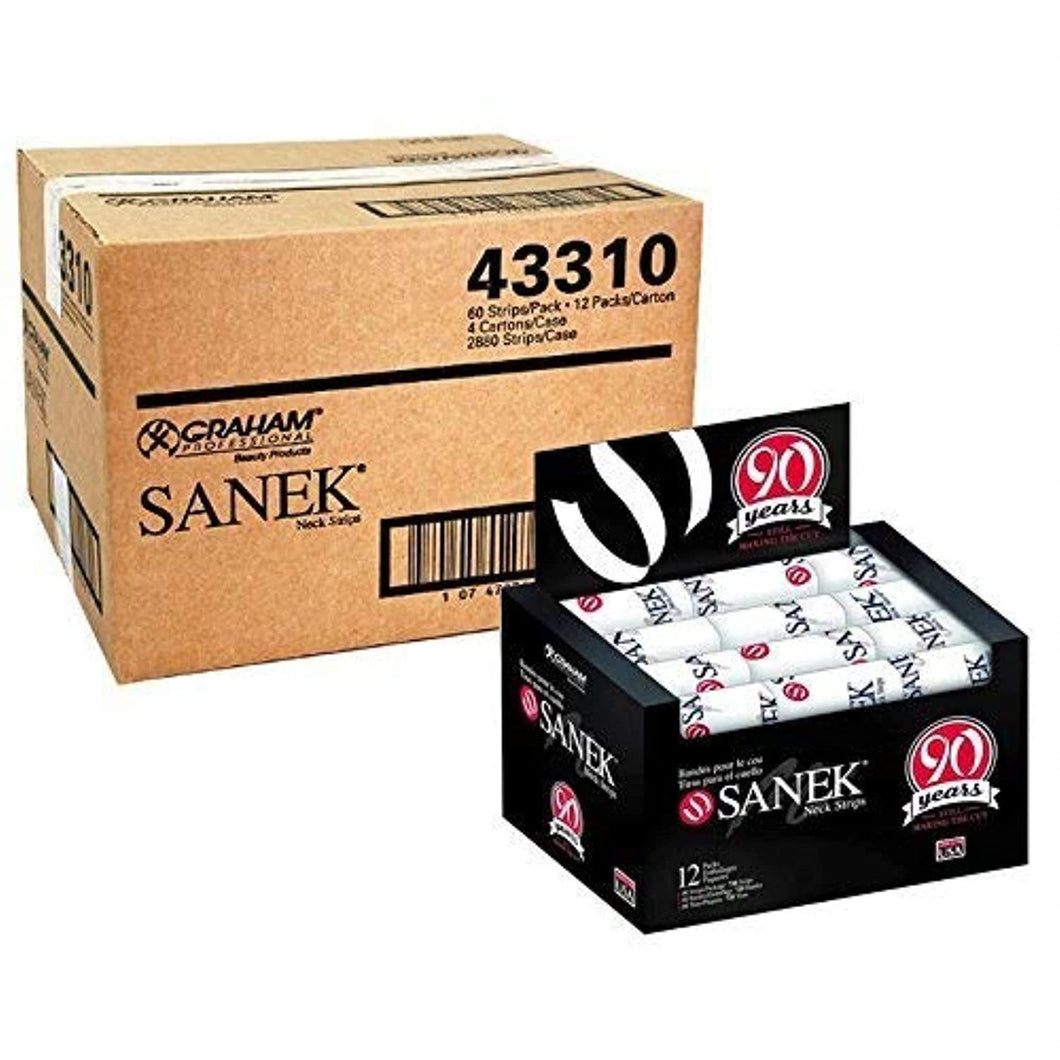 Sanek Neck Strips Master Case of 4 Cartons - 2880 Strips