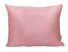 Load image into Gallery viewer, Click to open expanded view BioRLX Satin Pillow Case for Hair &amp; Facial Skin to Prevent Wrinkles Hidden Zipper 1 Piece Pink