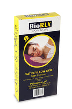 Load image into Gallery viewer, BioRLX Satin Pillow Case for Hair &amp; Facial Skin to Prevent Wrinkles Hidden Zipper 1 Piece Plum