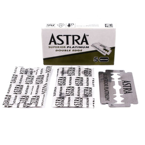 100 Astra Superior Premium Platinum Double Edge Safety Razor Blades 4 Count